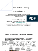 Električne Mašine I Uređaji - Uvodni Deo