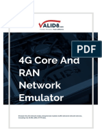 4G Core And RAN Network Emulator