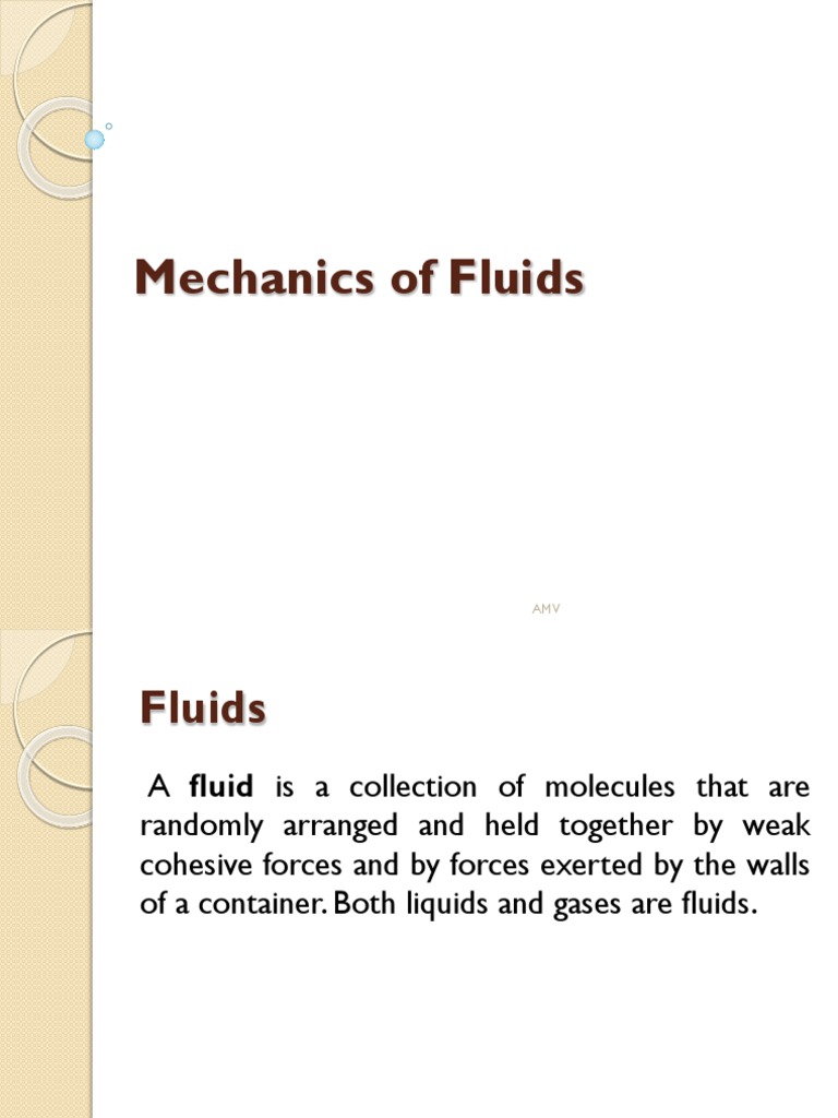 Mechanics of Fluids | PDF | Buoyancy | Pressure