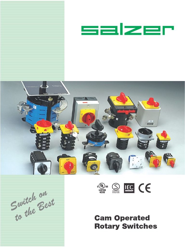 Rotary Switch Catalog | PDF | Switch | Alternating Current