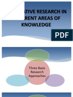 Qualitative Research in Different Areas of Knowledge