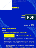 NUMERIK - Pertemuan 2 & 3 - 20191