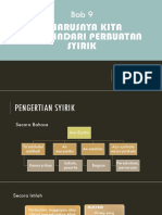 Akidah X - smt2 Bab 9 Menghindari Syirik