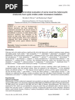 Jurint Synthesis and Antimicrobial Evaluation o