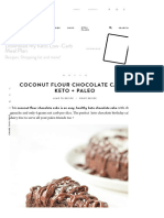 Coconut Flour Chocolate Cake - Keto + Paleo - Sweetashoney