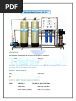 Specification of Reverse Osmosis Plants | PDF | Transparent Materials ...