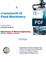 Lecture - 1: Framework of Fluid Machinery