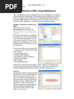 Numerical Solution of PDE: Comsol Multiphysics: Example 1, The Poisson Equation On An Ellipse