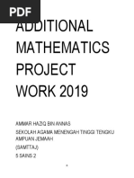 Kerja Projek Matematik Tambahan 2019