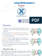 Engineering Mathematics I Function