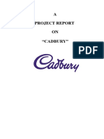 A Project Report ON "Cadbury"
