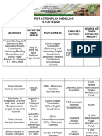 Action Plan District English