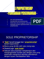 Sole Proprietorship