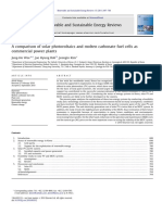 A Comparison of Solar Photovoltaics and Molten Car - 2011 - Renewable and Sustai PDF