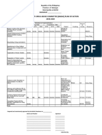 Barangay Anti-Drug Abuse Committee (Badac) Plan of Action 2018-2020