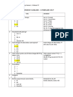 Pretest Anestesi Periode 9 Januari-2