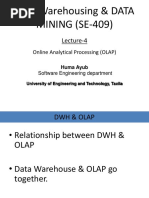 Data Warehousing & DATA MINING (SE-409) : Lecture-4