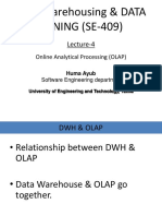 Data Warehousing & DATA MINING (SE-409) : Lecture-4