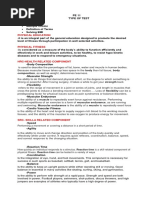 PE 11 Summary 4exam