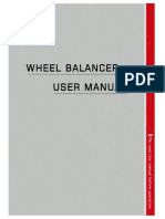 Wheel Balancer User Manual: Pls Read This Manual Before Operation