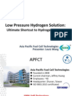 Low Pressure Hydrogen Solution:: Ultimate Shortcut To Hydrogen Society