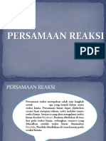 Persamaan Reaksi