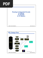 Routing in Integrated Circuits A. Kahng K. Keutzer A. R. Newton