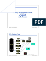 Routing in Integrated Circuits A. Kahng K. Keutzer A. R. Newton