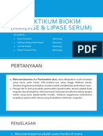 Praktikum Biokim (Amilase & Lipase Serum