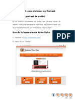 Manual Cómo Elaborar Un Podcast PDF