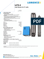 Psk2-21 C-Sj75-4: Solar Submersible Pump System For 8" Wells