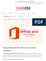 Microsoft Office 2013 Pro Plus Full Version (GD) - YASIR252 PDF