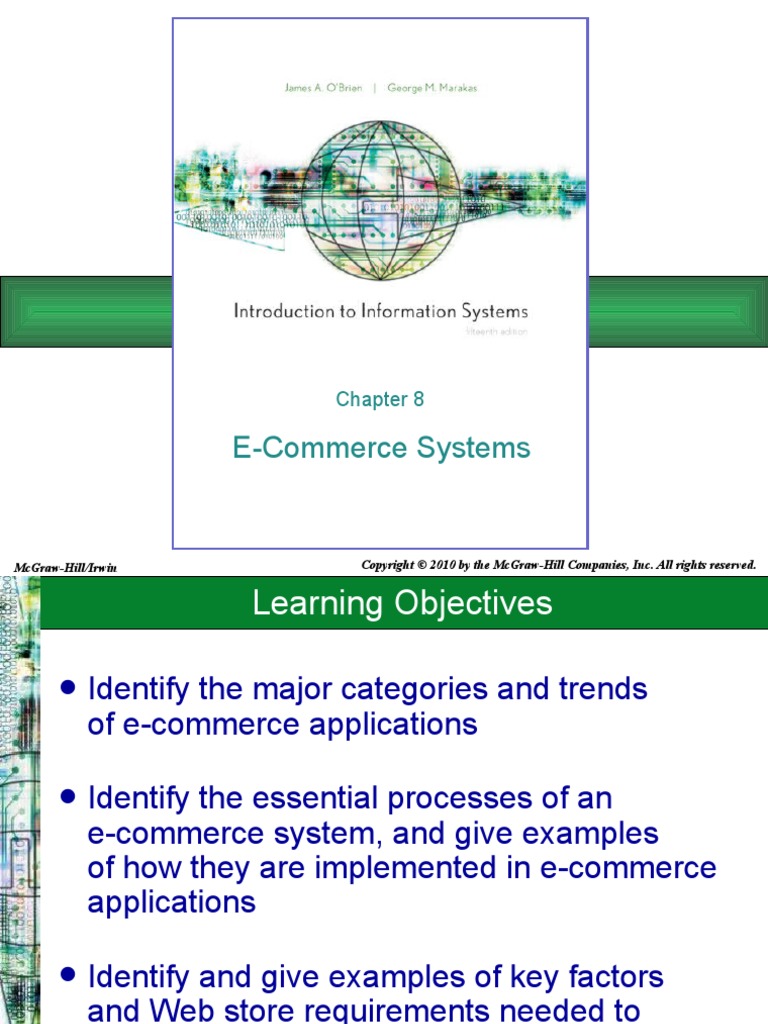 08 E Commerce Systems | PDF | E Commerce | Marketing