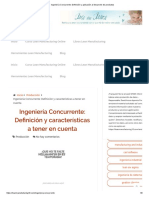 Ingeniería Concurrente - Definición y Aplicación Al Desarrollo de Productos PDF