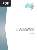 Dental Board Registration Standard Scope of Practice Registration Standard