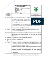 Komunikasi Visi, Misi, Tujuan Dan Tata Nilai Puskesmas:: 15/SOP/TU/429.114.06/2017