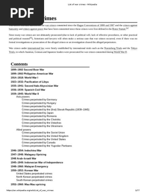 List Of War Crimes Pdf Extermination Camp Nazi Germany