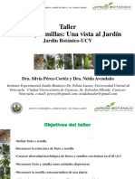 Taller de frutos y semillas Jardín Botánico de Caracas