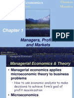 Managers, Profits, and Markets: Ninth Edition Ninth Edition