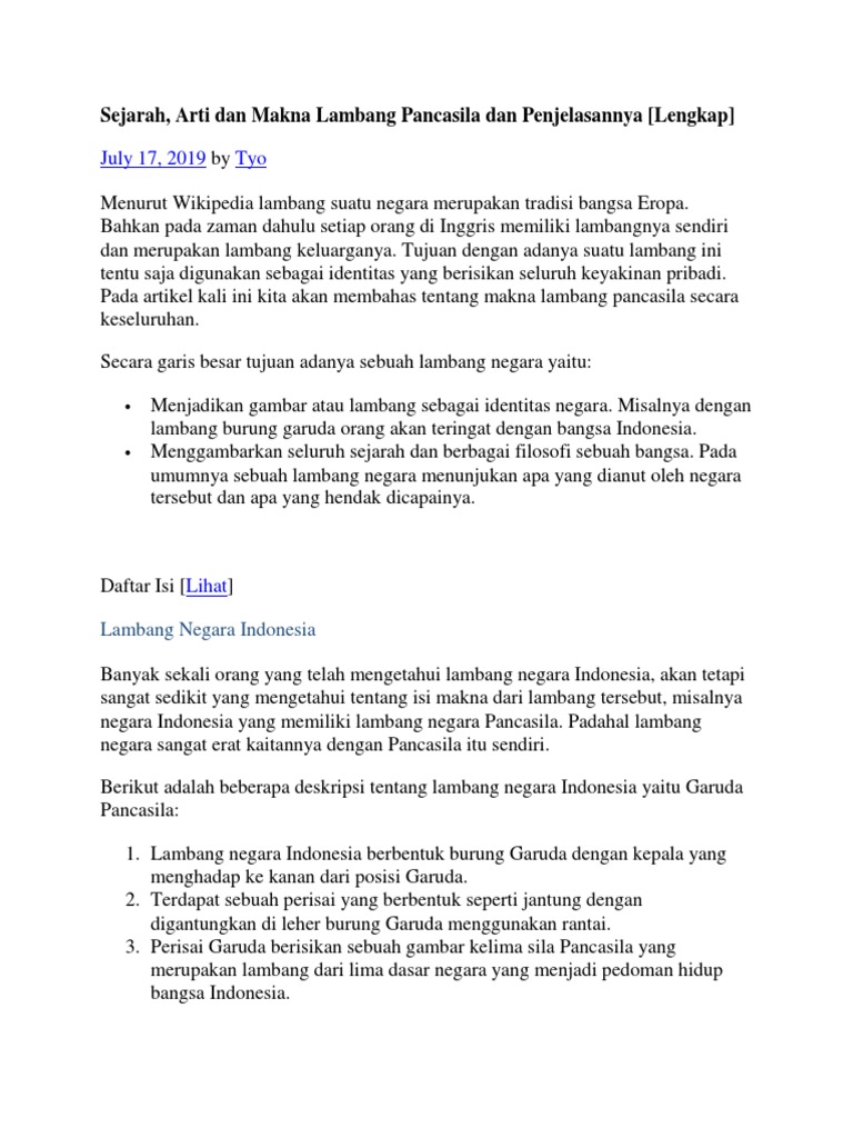 Sejarah Pancasila