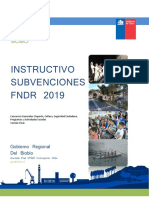 Instructivo Subvenciones FNDR 2019 Gob Reg Del Bio Bio 2