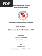 Case Analysis-Salem Advocates Bar Association v. UOI