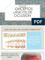 Conceptos Básicos de Oclusión