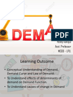 Understanding Demand, Determinants and Exceptions
