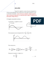 Root-Mean-Square Value: I. Complete Sinusoidal Waveform