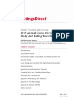  Standard & Poors 2015 Annual Global Corporate Default Study and Rating Transitions