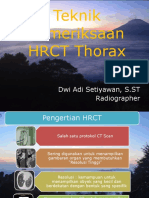 Teknik Pemeriksaan HRCT PDF