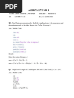 Function Approximations Using Matlab