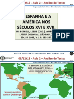 Espanha e a América Nos Séculos XVI e XVI