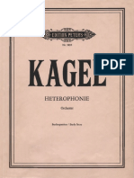 Mauricio Kagel - Heterophonie Score